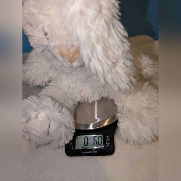 First Impressions White Rabbit Stuffed Animal Pre-owned - Picture 8 of 8